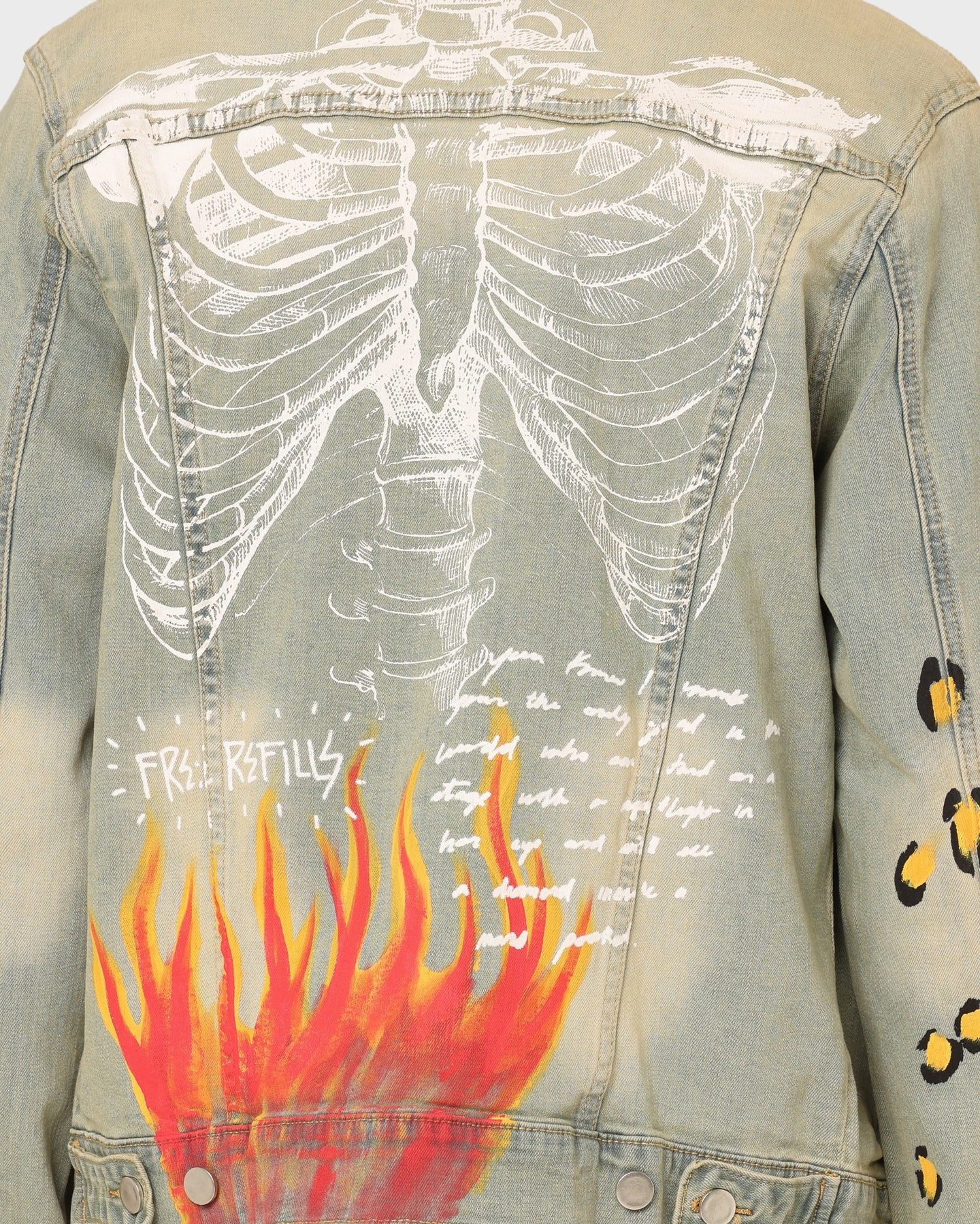 Snag Free Surface Lifted Anchors Detention Denim Jacket Blue