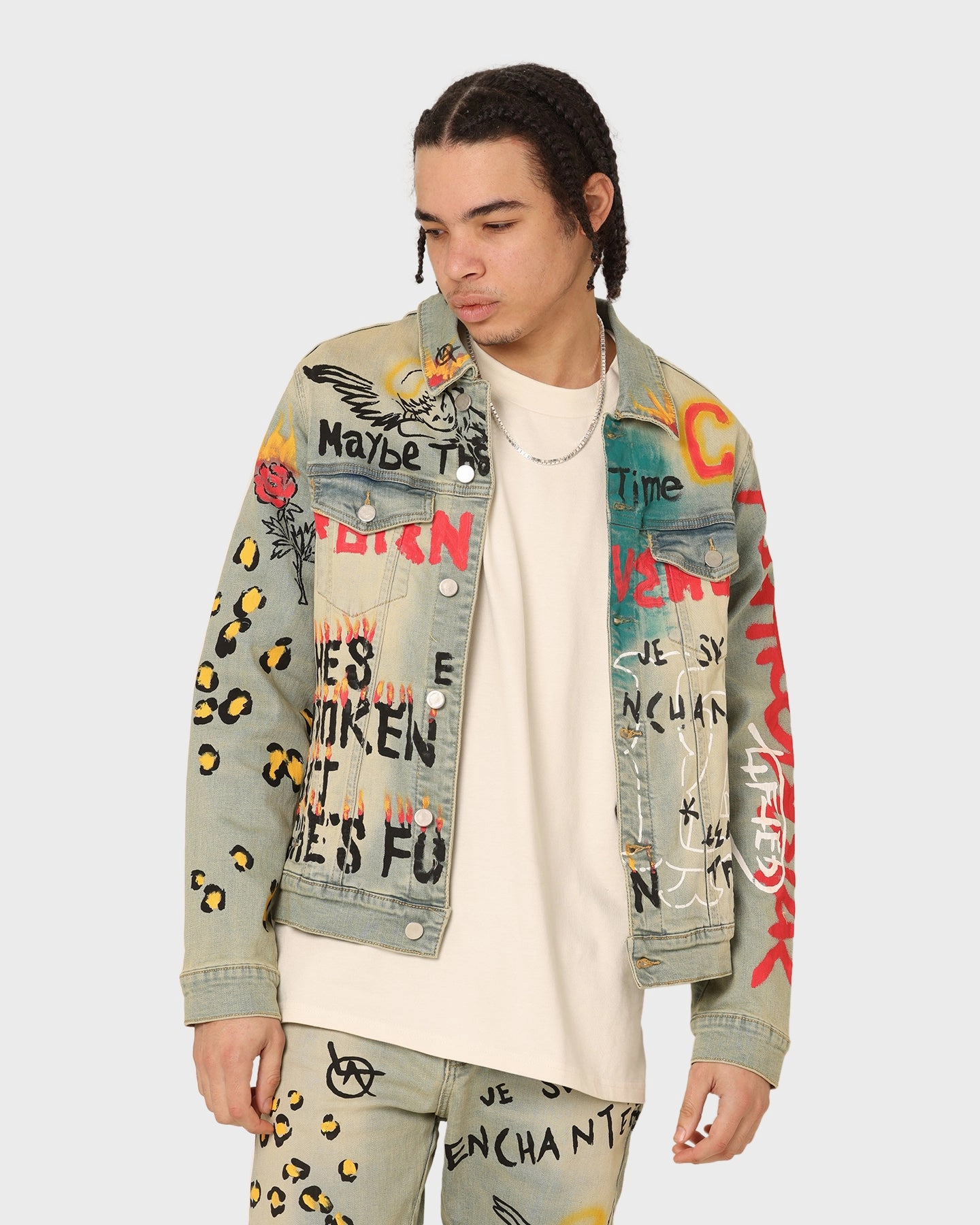 Lifted Anchors Detention Denim Jacket Blue Dry Touch