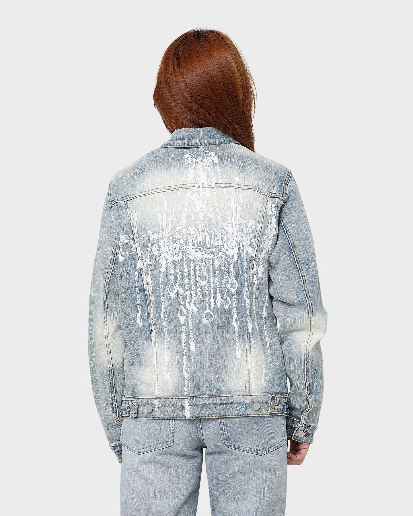 Lifted Anchors Manhattan Denim Jacket Blue Save Hairspray