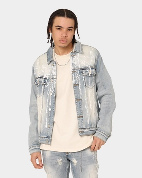 Lifted Anchors Manhattan Denim Jacket Blue Bow-tie