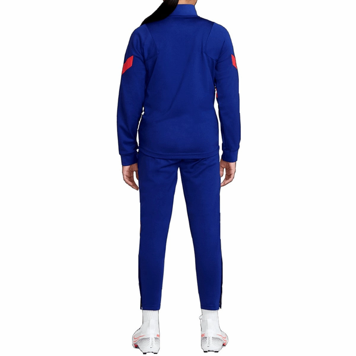 AntiStatic Lining Kids - FC Barcelona blue presentation Soccer tracksuit 2021 - Nike