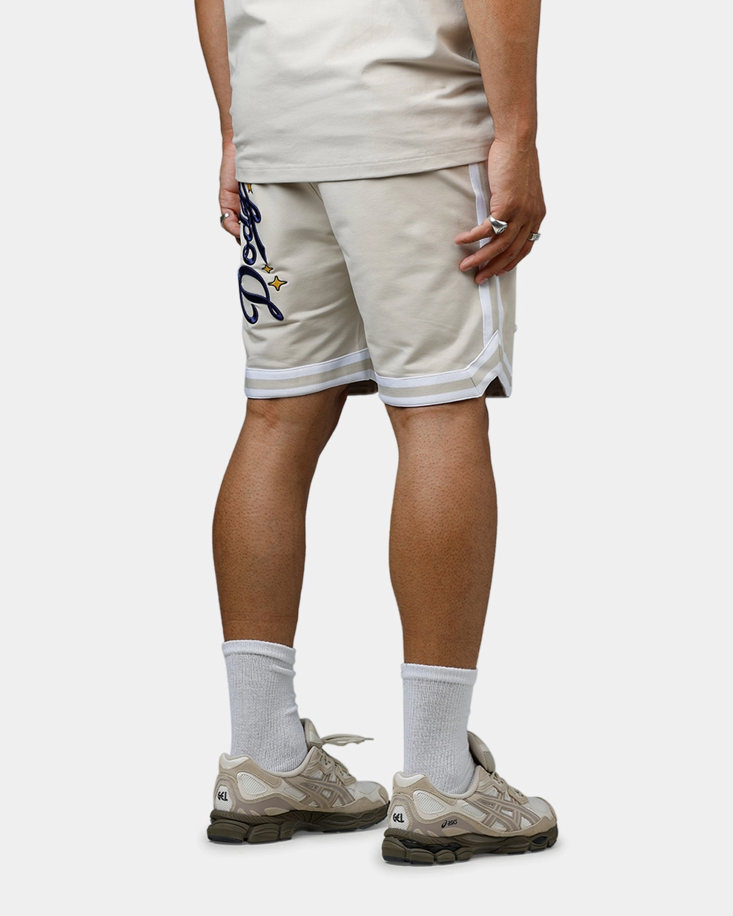 New Era Los Angeles Dodgers 'Logo Select' Summer Shorts Stone Compact Packable Design