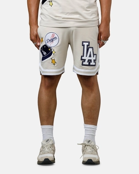 New Era Los Angeles Dodgers 'Logo Select' Summer Shorts Stone Ultra Soft Touch