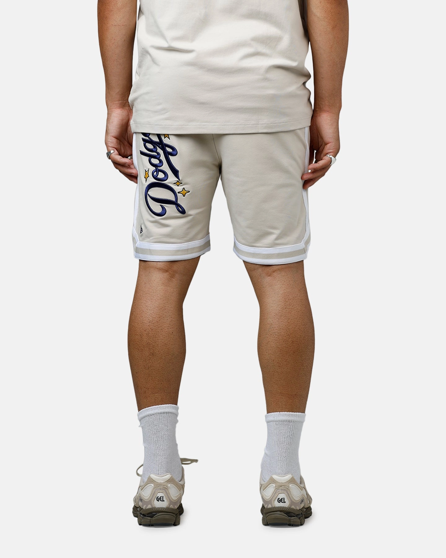 New Era Los Angeles Dodgers 'Logo Select' Summer Shorts Stone Soft Inner Lining