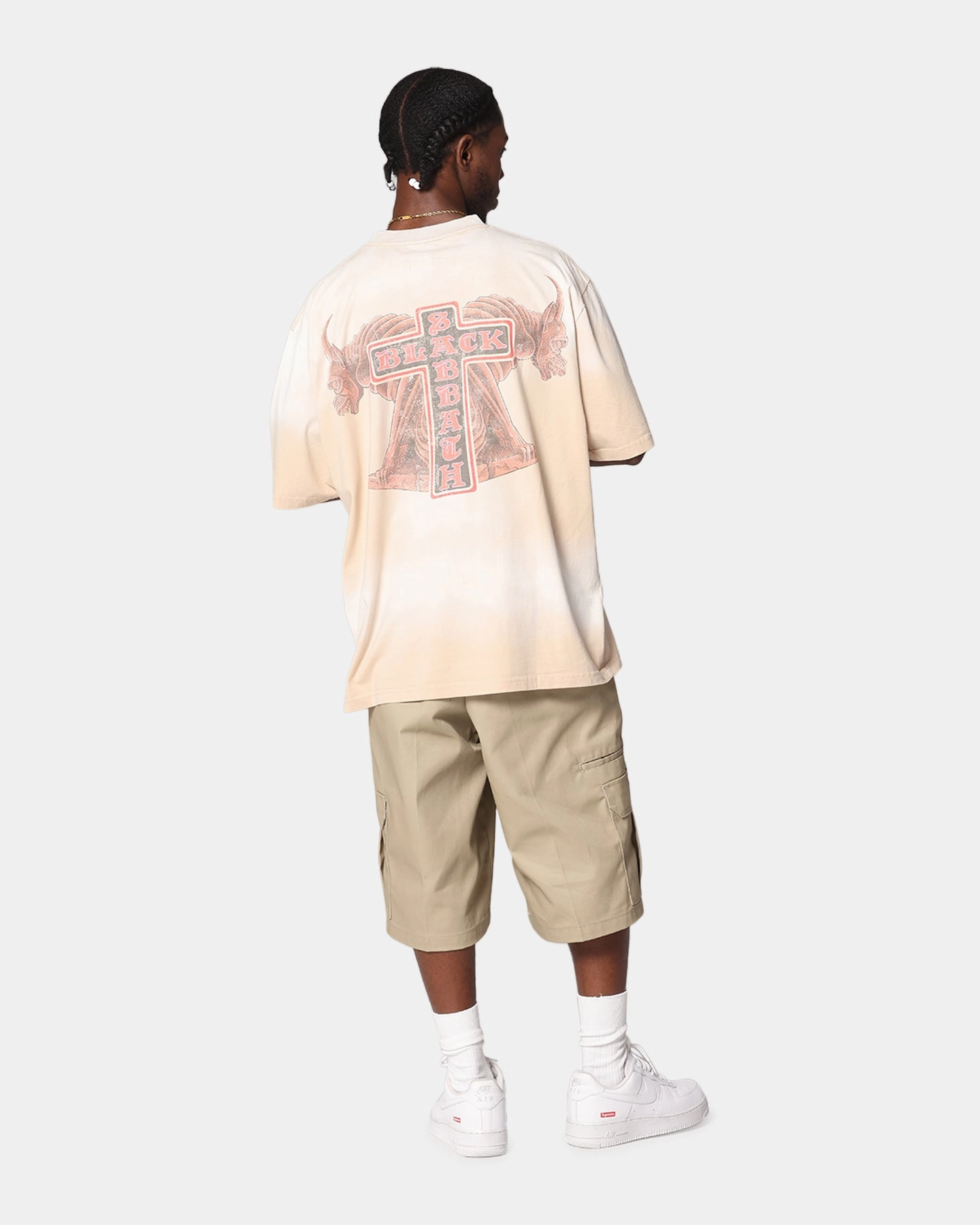 Black Sabbath The Cross Vintage T-Shirt Sand Low carbon footprint