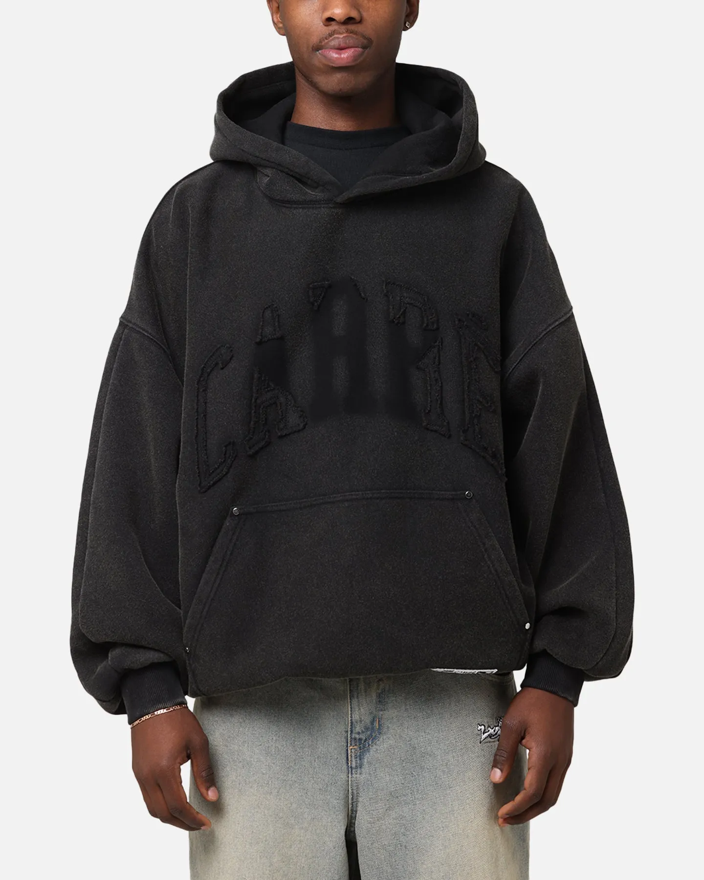 Carre Con-Star Hoodie Washed Black Broadcast