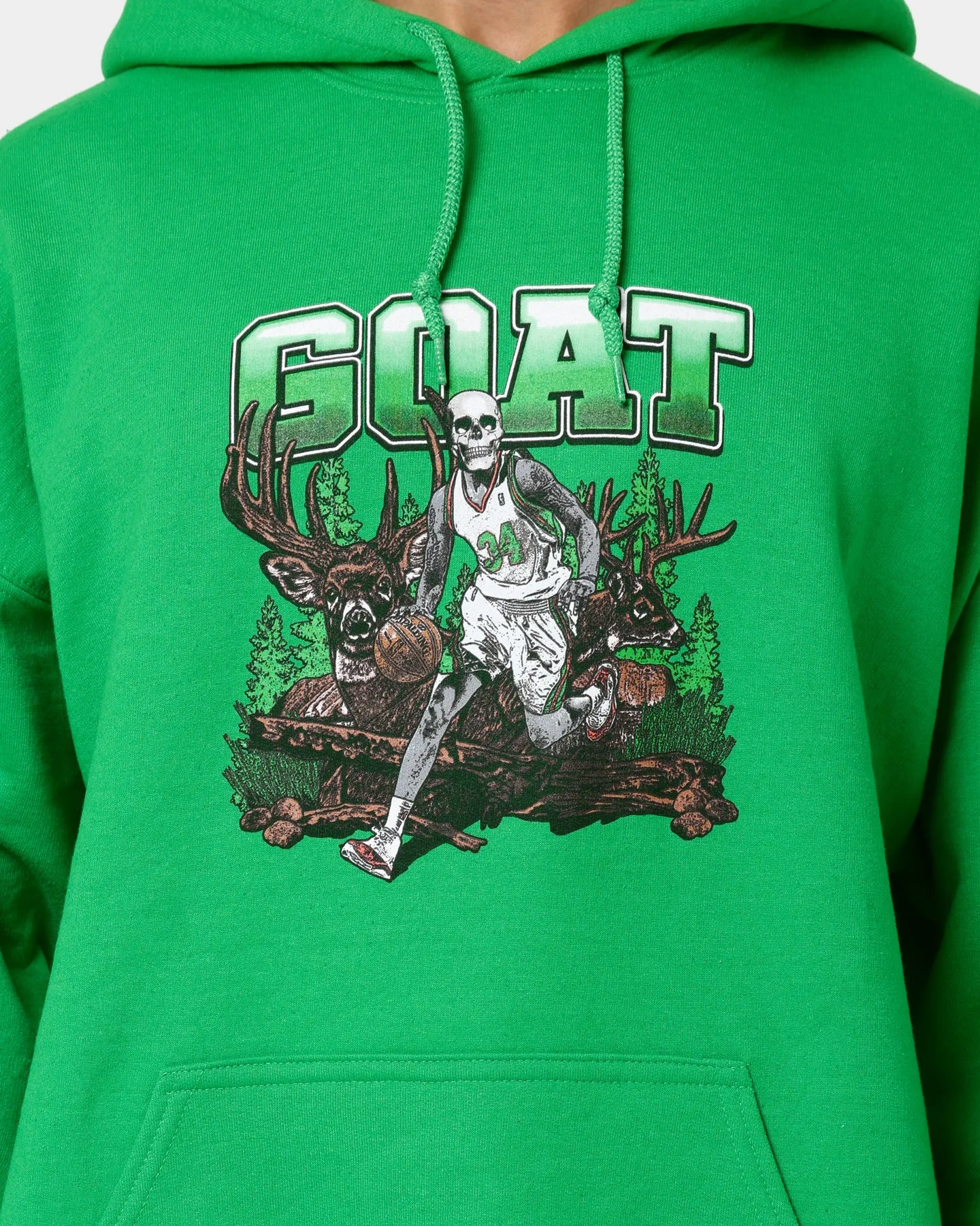Ergonomic Design Goat Crew Buck Hunter Hoodie Black