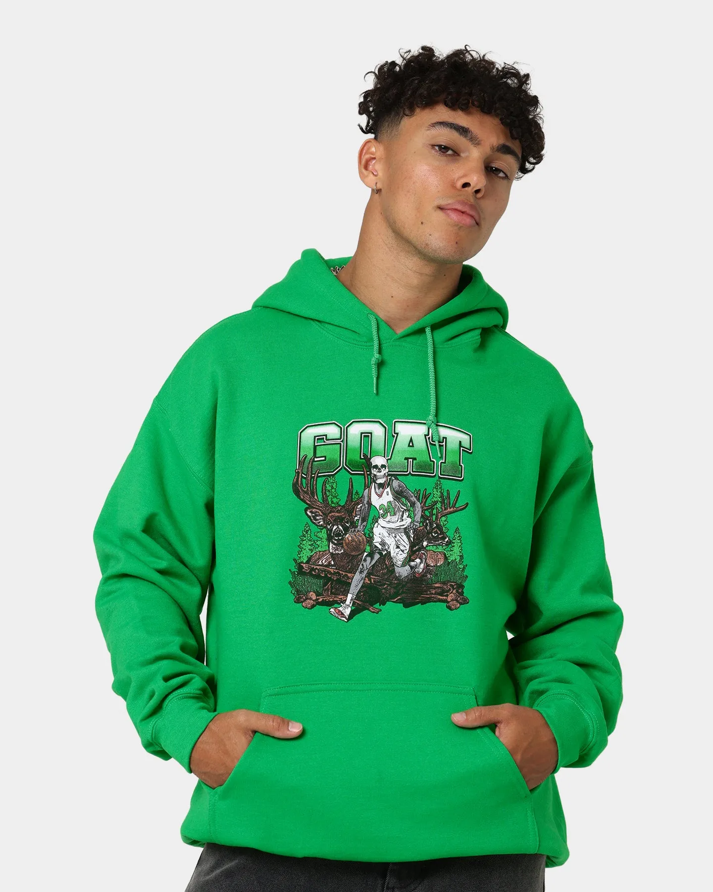 Goat Crew Buck Hunter Hoodie Black business people Casual Style