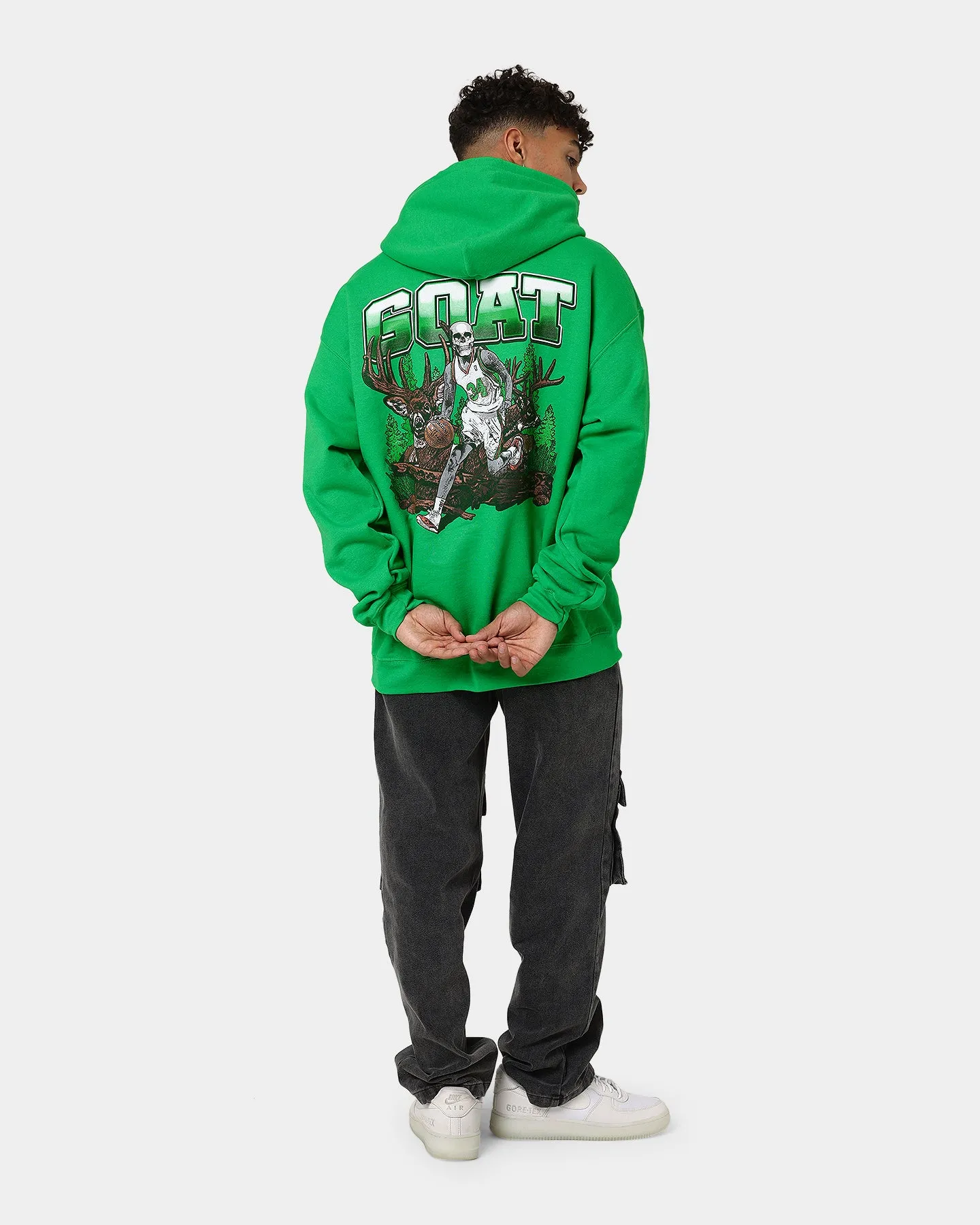 Compassion Windbreaker Tech Goat Crew Buck Hunter Hoodie Black