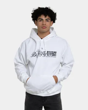 Sleek Fit Sort Rats Get Fat Butterfly Effect Hoodie White