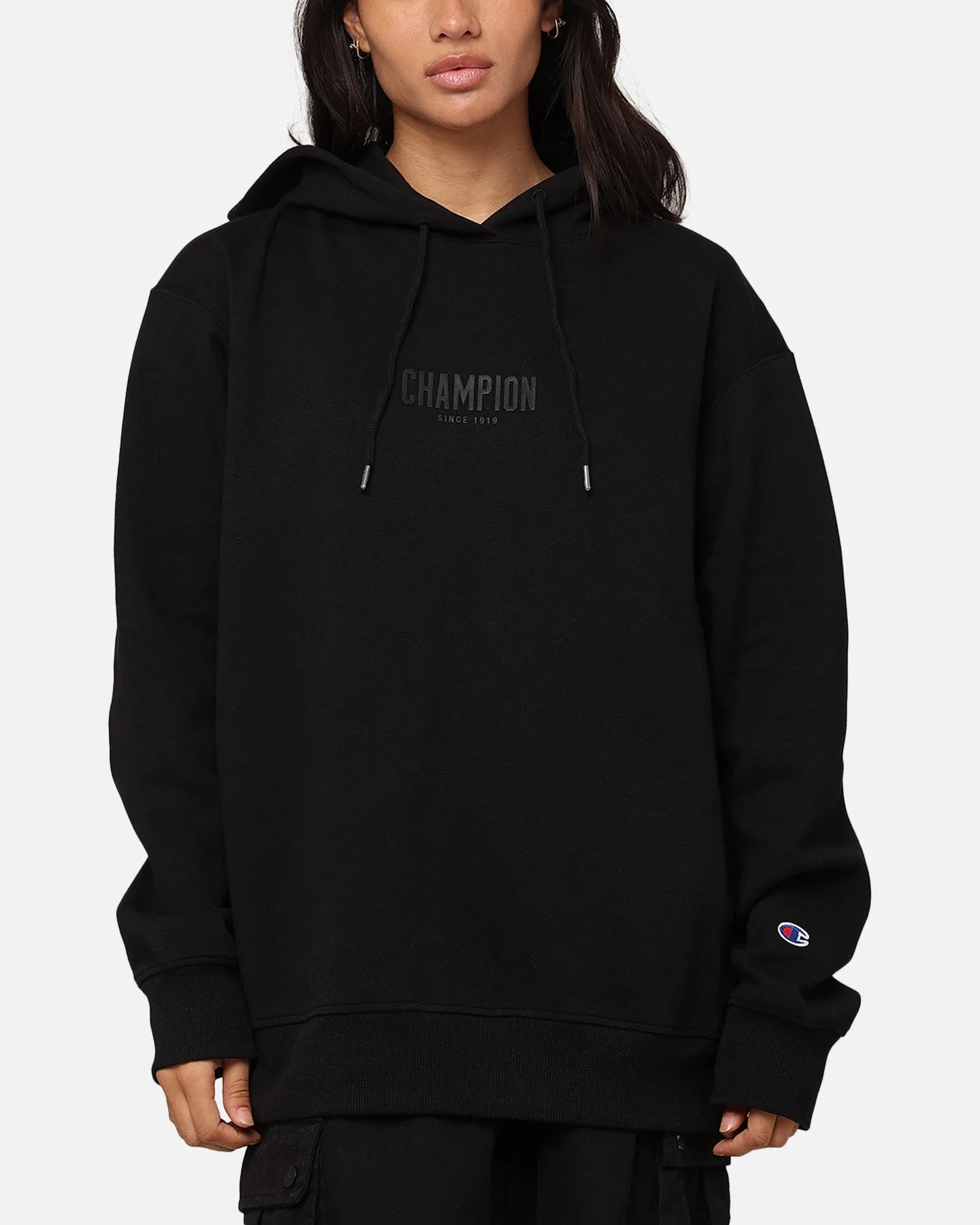 Champion Rochester Base Hoodie Black Eye - Catching