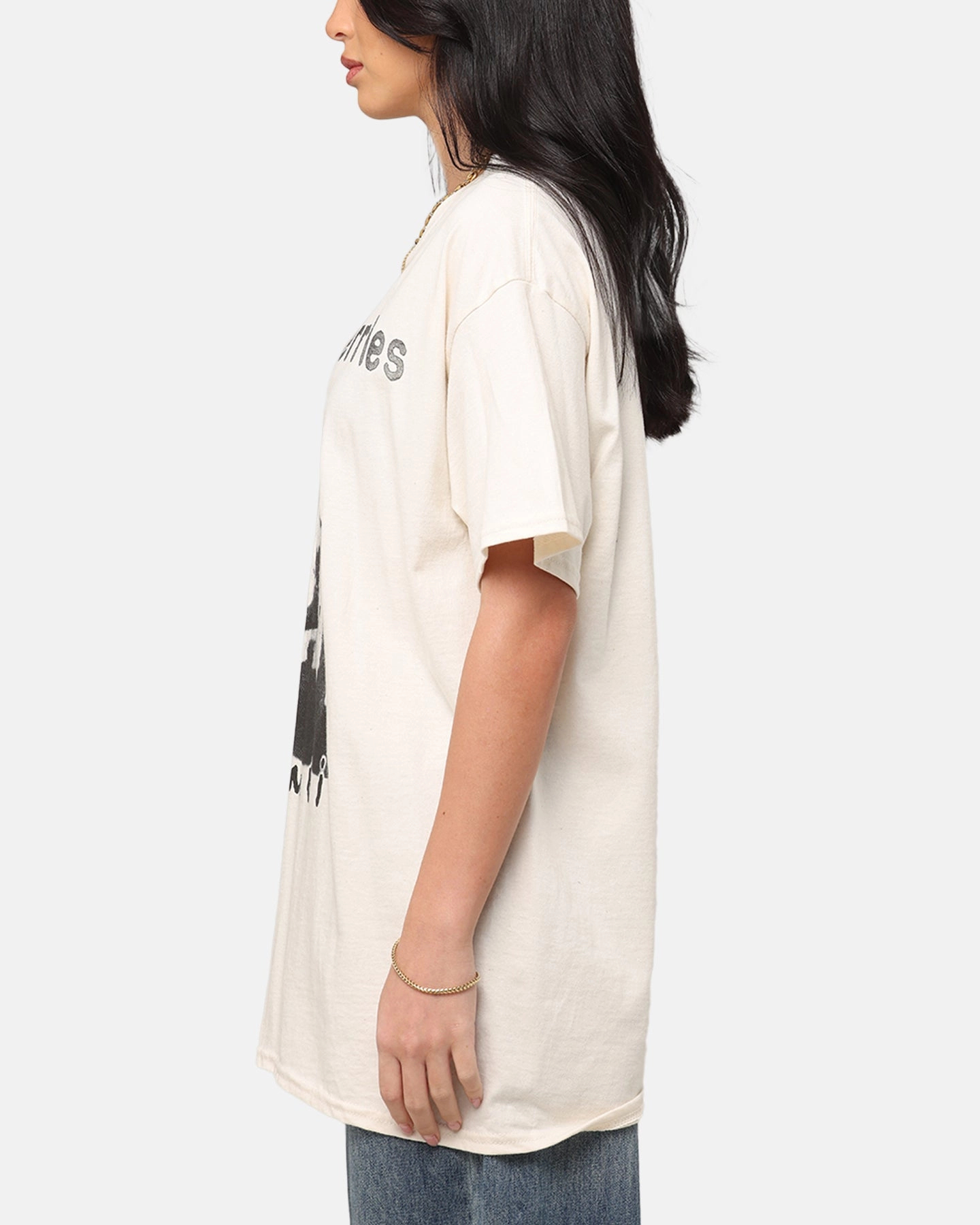 Flexible Ribbed Cuffs Athletic and Cool The Cranberries Zombie Vintage T-Shirt Off White