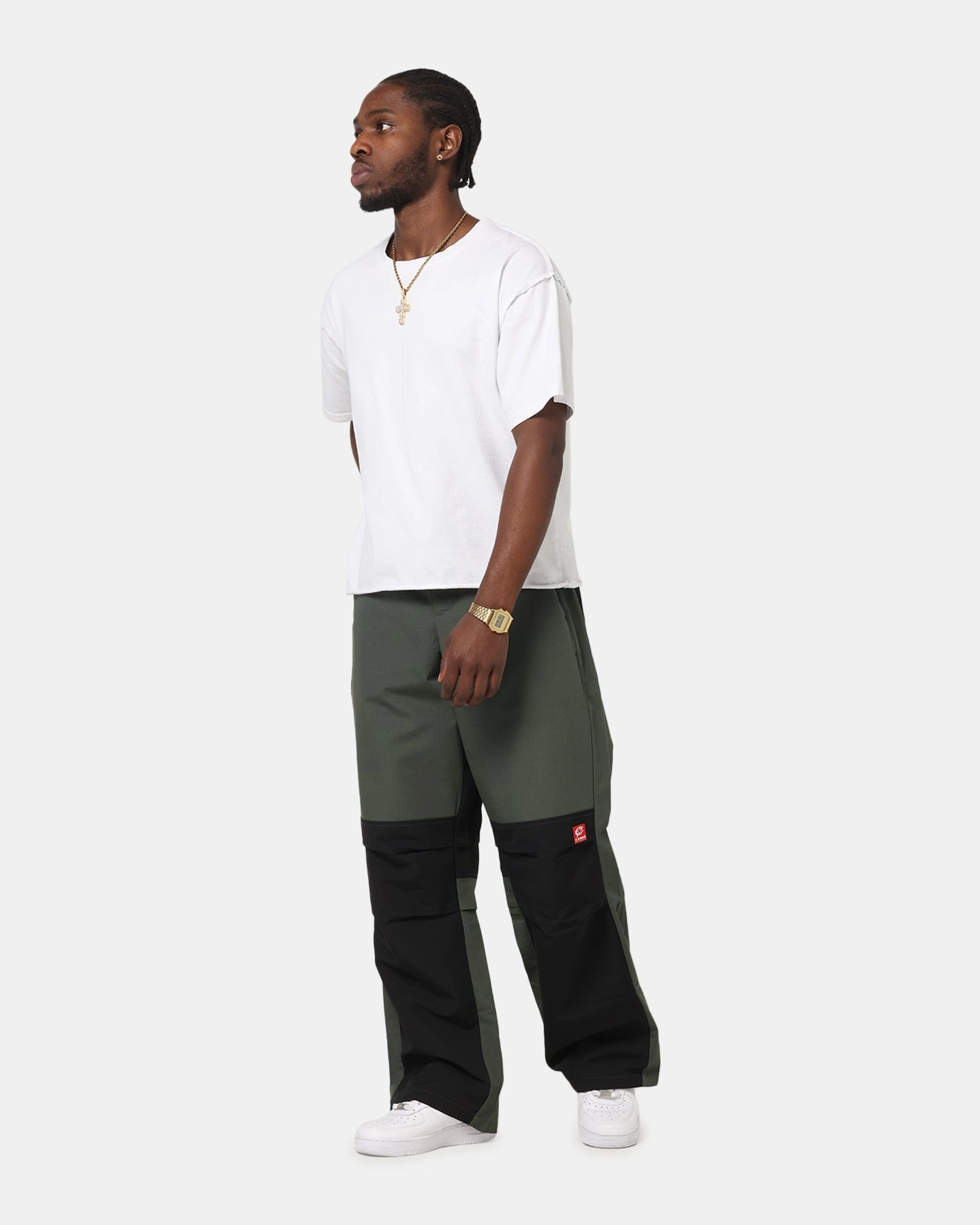 Carre Avalanche Baggy Pants Khaki/Black Flexible Motion