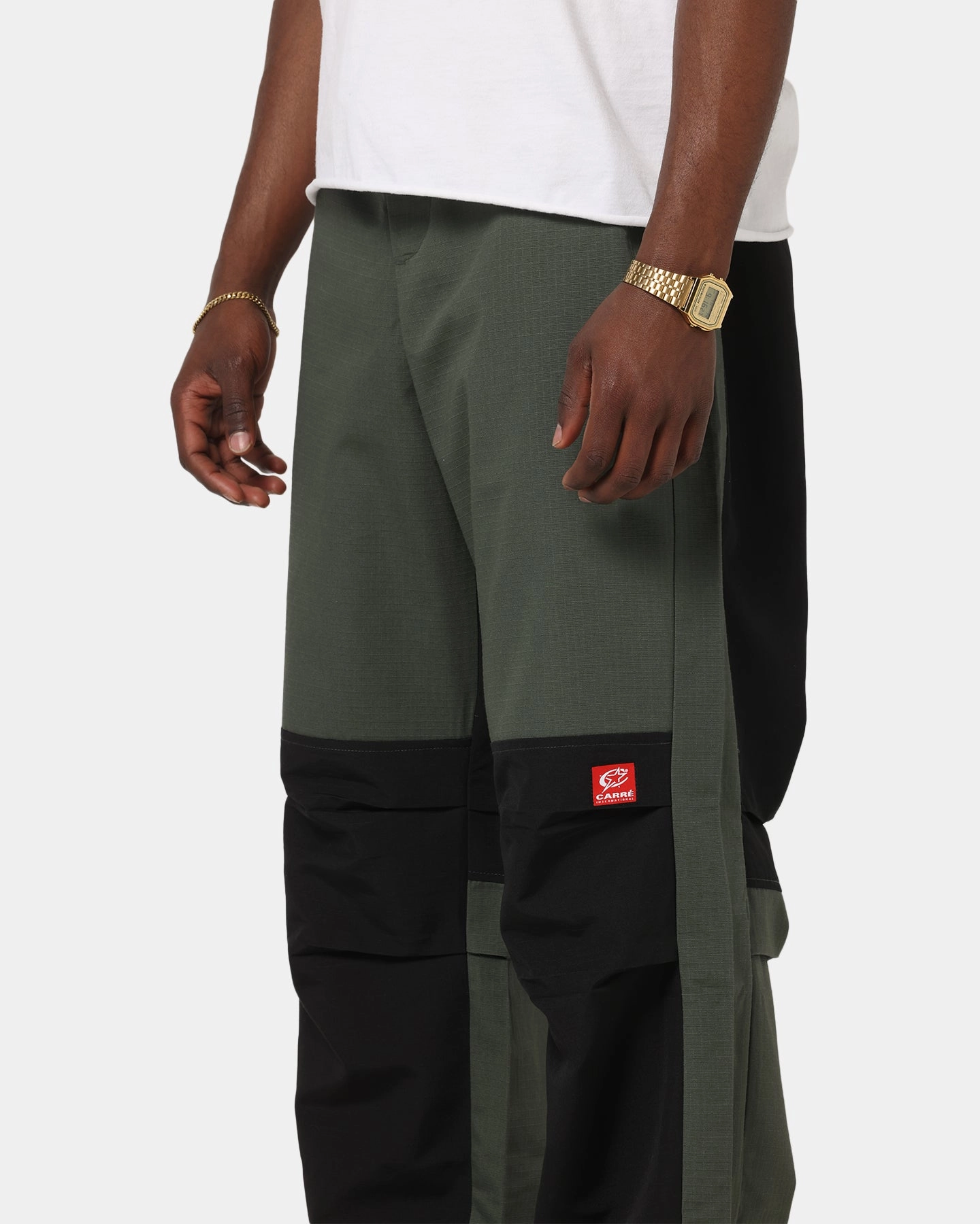 Fast Move Carre Avalanche Baggy Pants Khaki/Black