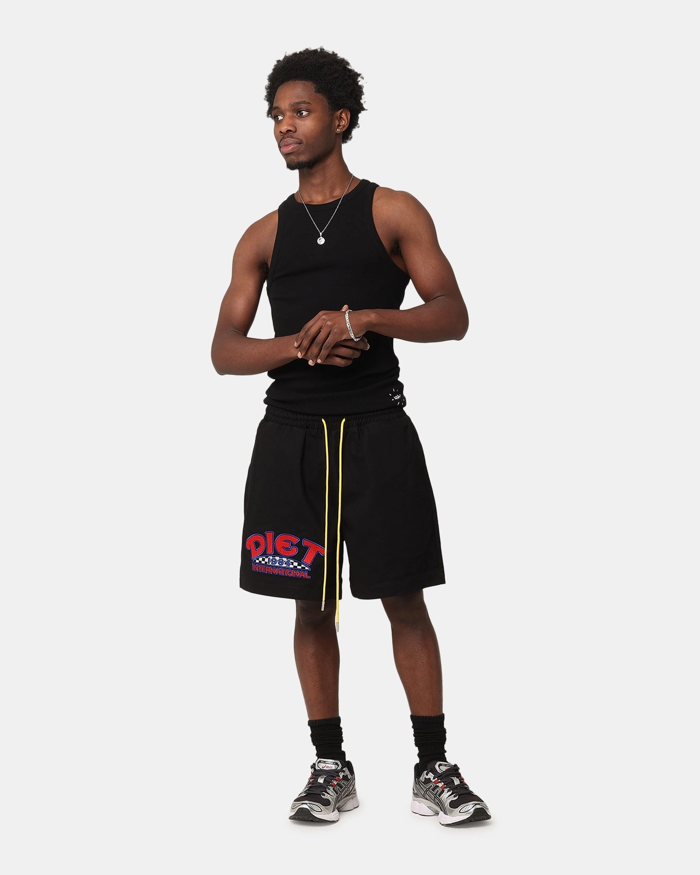 Diet Starts Monday '84 International Shorts Black Odor-resistant