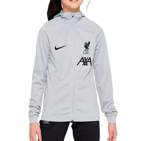 Kids - Liverpool hooded presentation Soccer tracksuit 2023/24 - Nike DualLayerInsulation Lightweight Gear