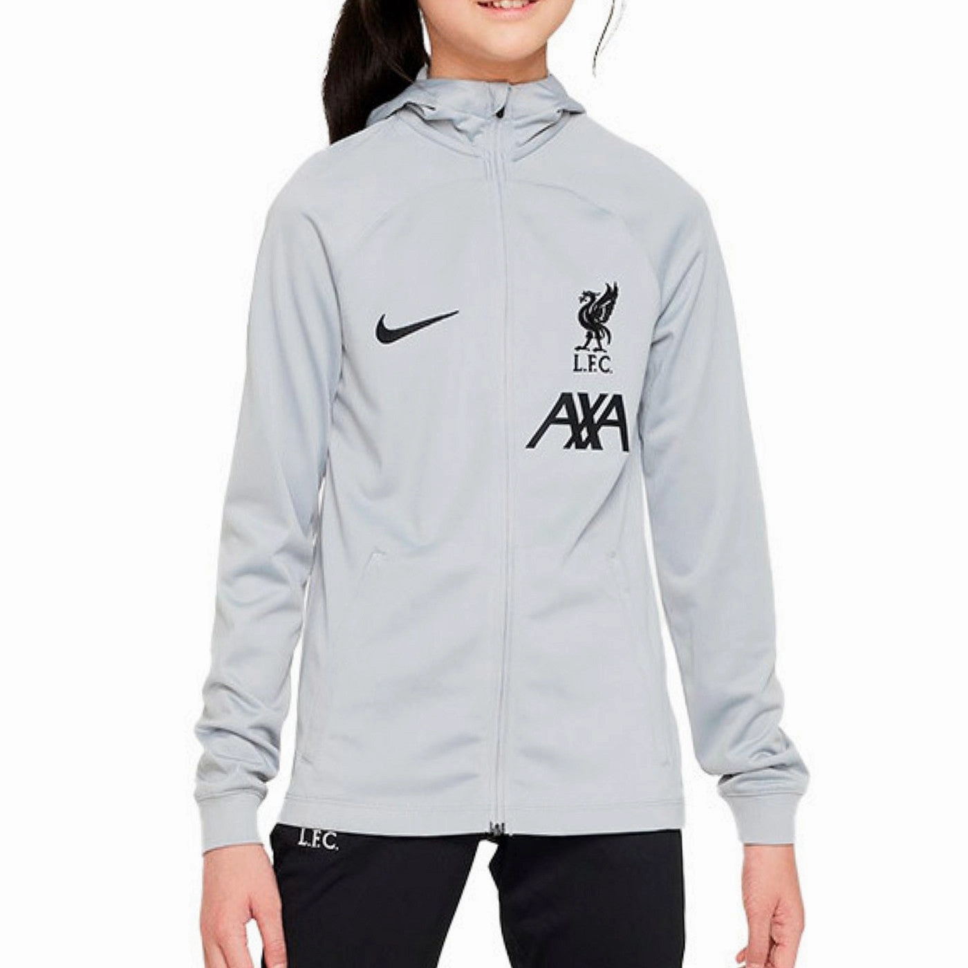 Kids - Liverpool hooded presentation Soccer tracksuit 2023/24 - Nike DualLayerInsulation Lightweight Gear
