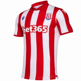 Stoke City FC Home soccer jersey 2019/20 - Macron Outdoor Performance