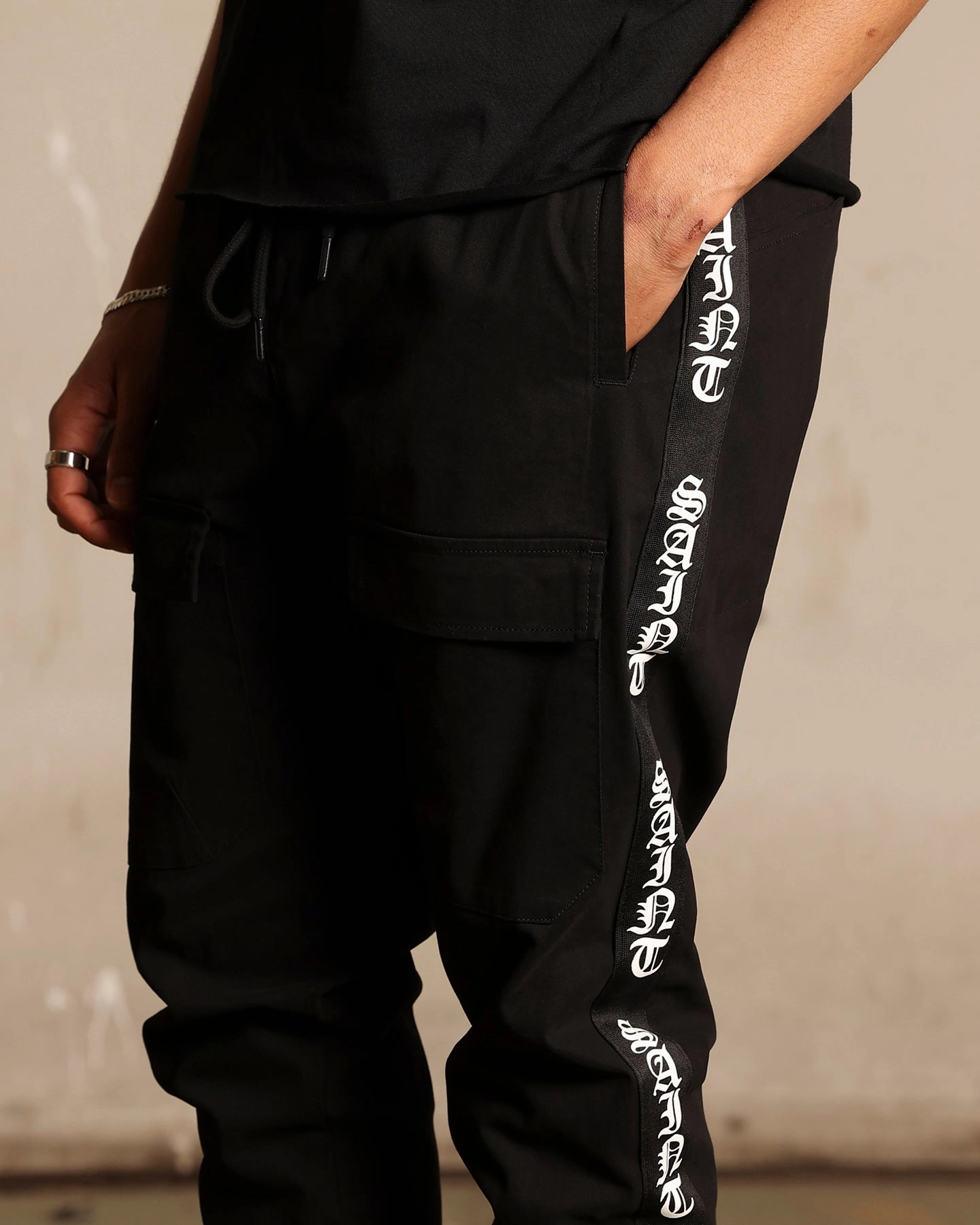 Core Ease Saint Morta Fallen Jogger Black