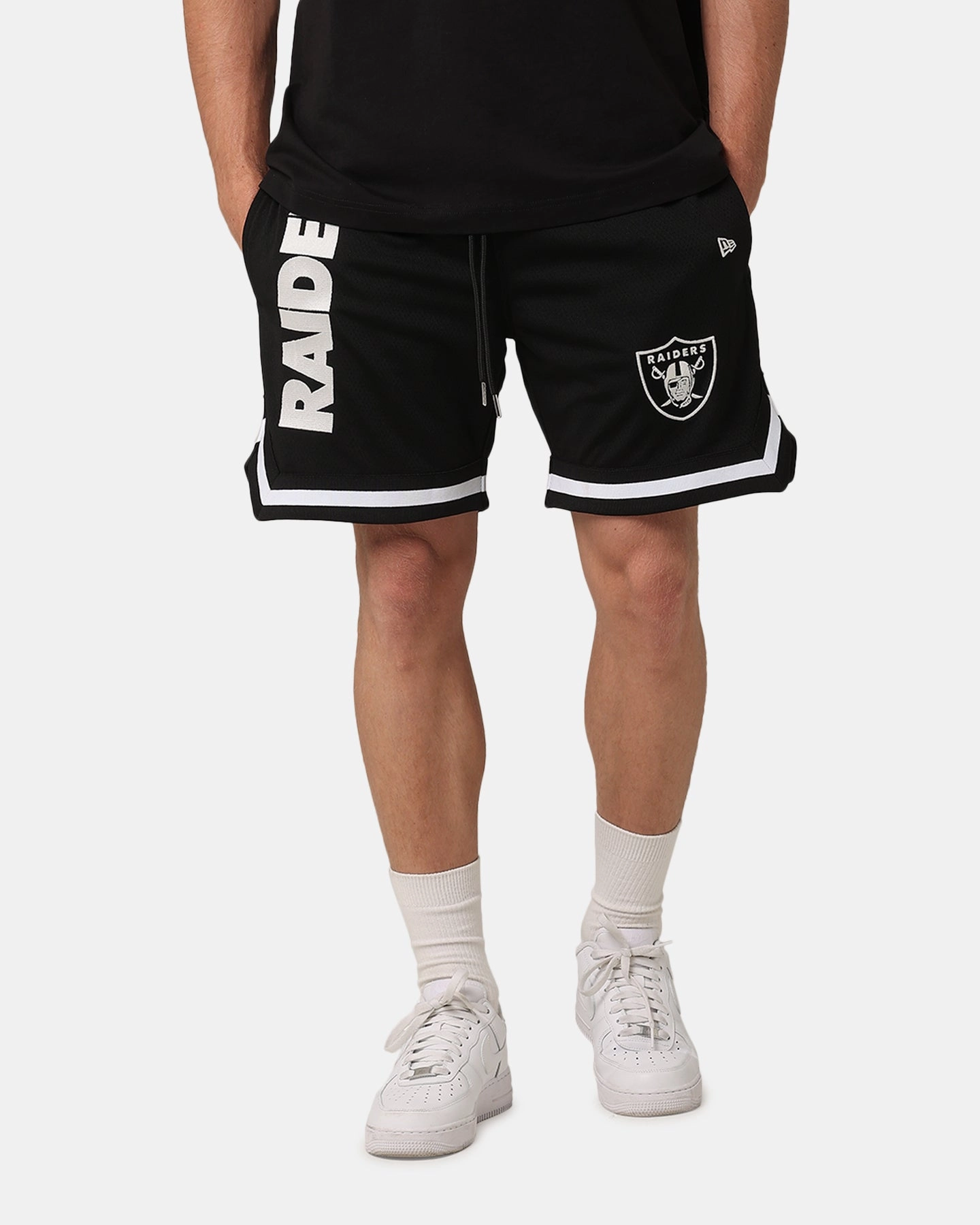 New Era Las Vegas Raiders Mesh Glow Shorts Black Polyester shorts