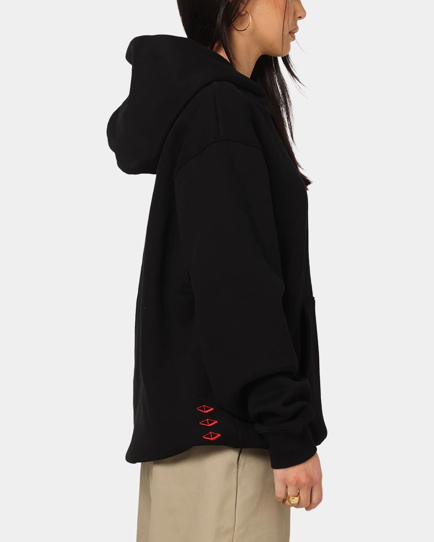 Vouseti Vouseti OG Hoodie Black Workwear Inspired Reinforced Hemline