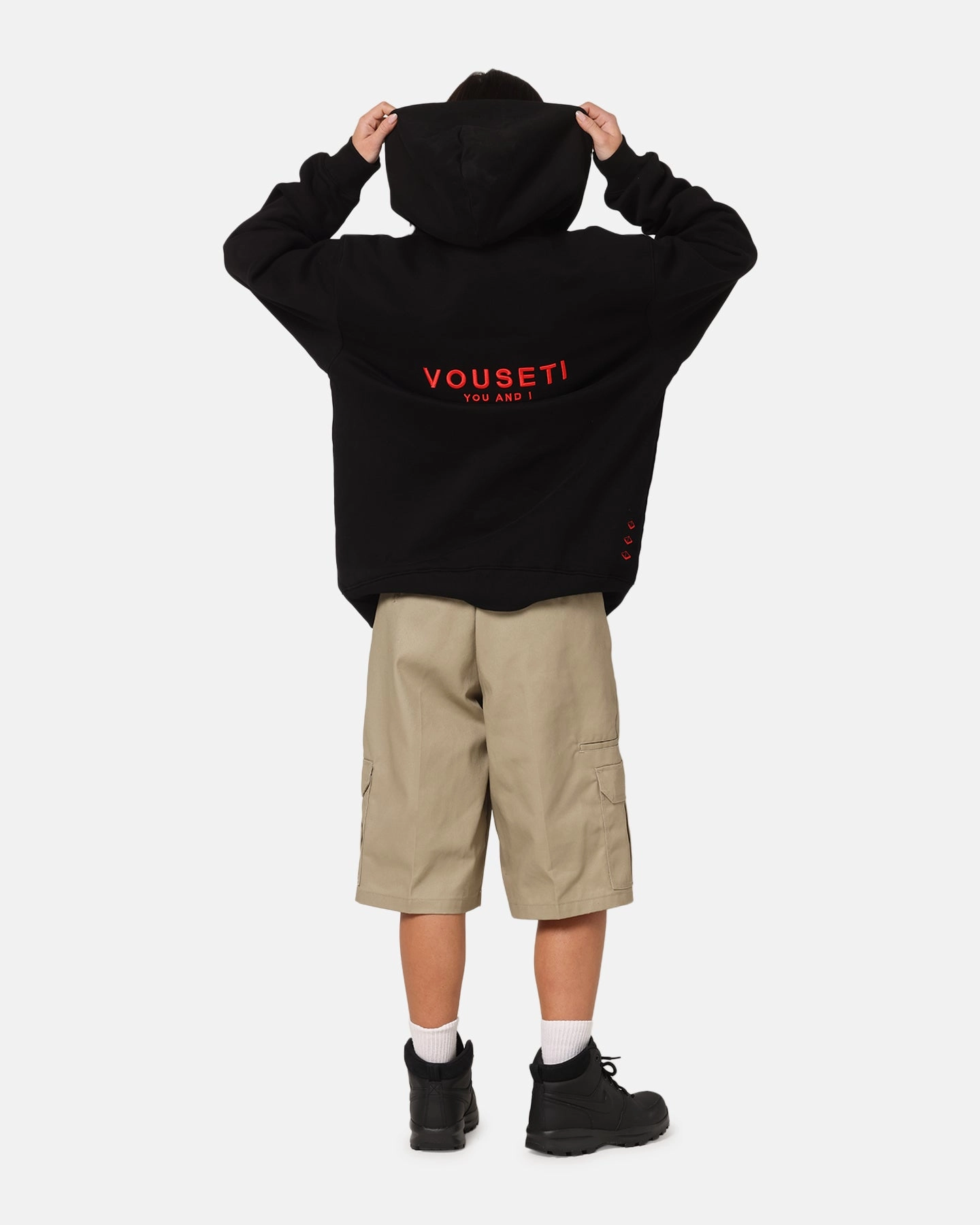 Vouseti Vouseti OG Hoodie Black Triple Stitched Seams Lion like