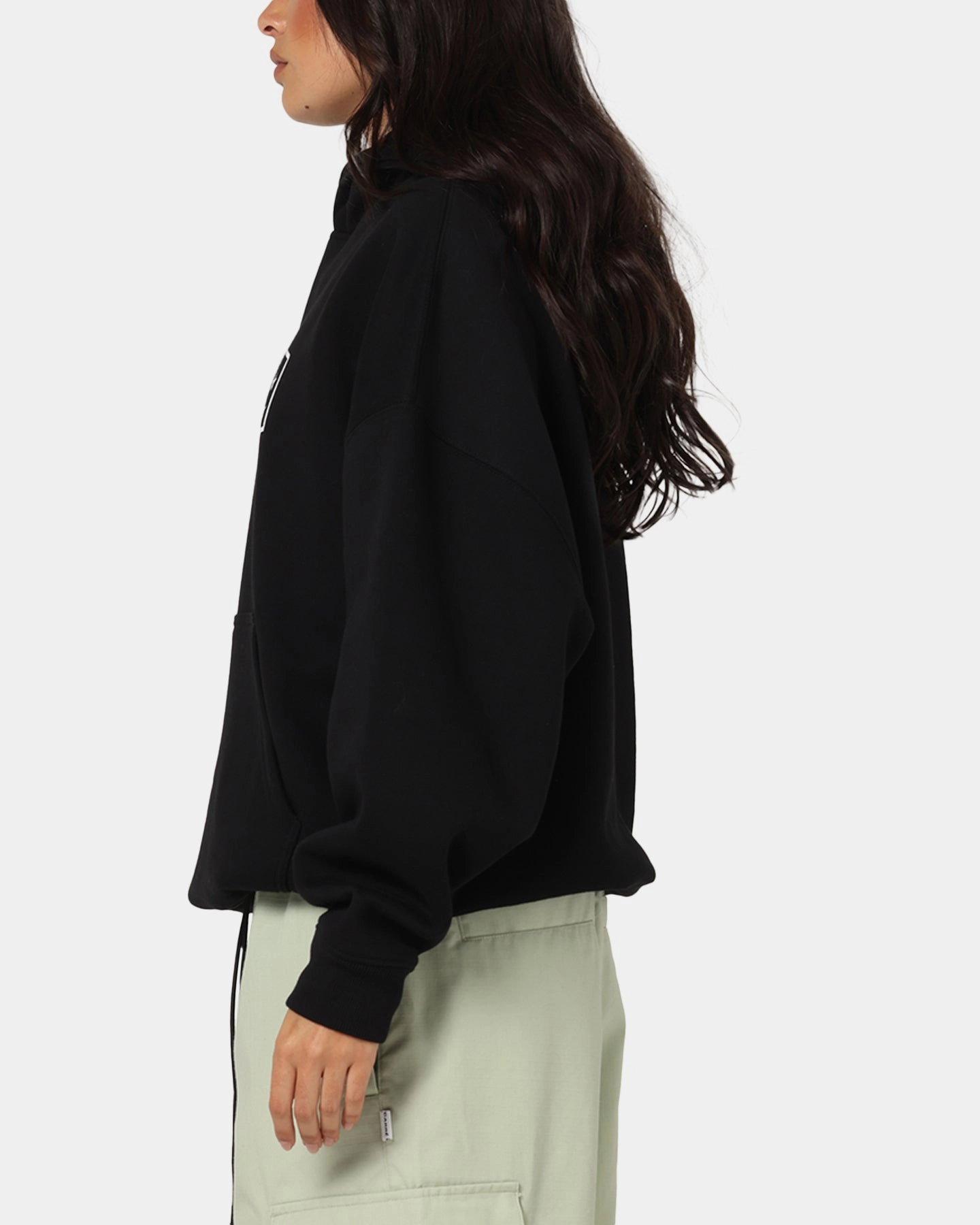 Carre Block Star Hoodie Black Soft Streetwear