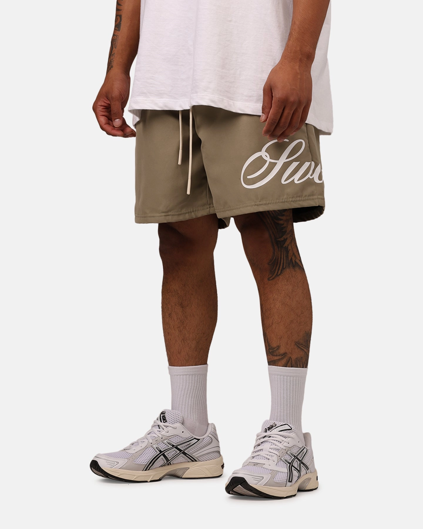 Sworn To Us Spirit Angel Swim Shorts Mushroom Breathable Lining Easy Wear