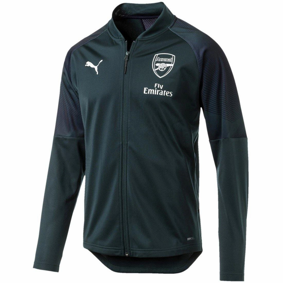 water park space-saving Arsenal soccer pine green Pro presentation tracksuit 2019 - Puma