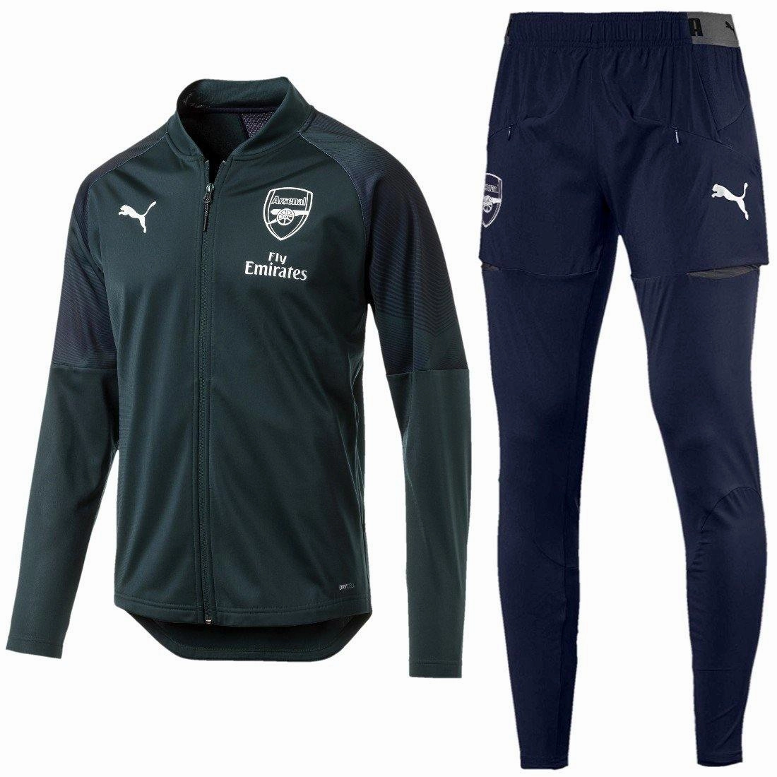 Arsenal soccer pine green Pro presentation tracksuit 2019 - Puma windproof User-Friendly