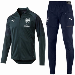 Arsenal soccer pine green Pro presentation tracksuit 2019 - Puma windproof User-Friendly