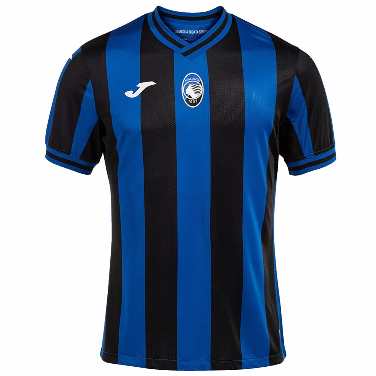 Elasticized Hem Rubberized Cuffs Atalanta Home soccer jersey 2022/23 - Joma