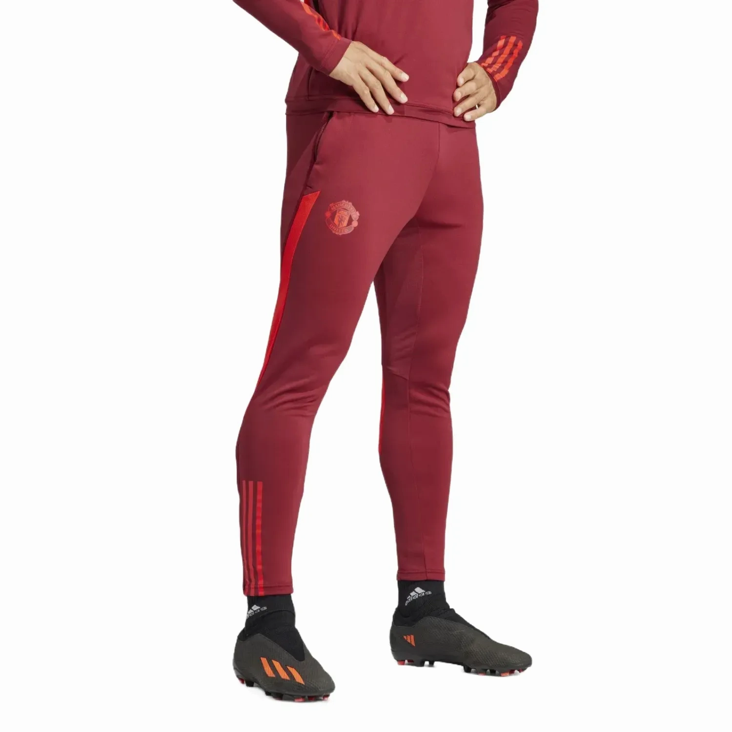 Manchester United UCL training technical Soccer tracksuit 2023/24 - Adidas natural fabric pin venue