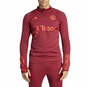 Senior clothing Straight fit Manchester United UCL training technical Soccer tracksuit 2023/24 - Adidas