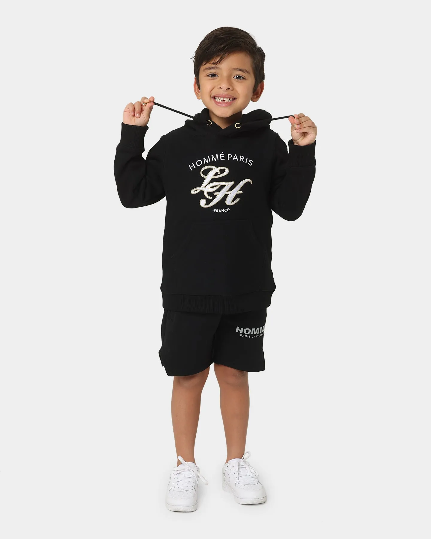 Lil Homme Kids' Revolution Classic Hoodie Black All Day Fit