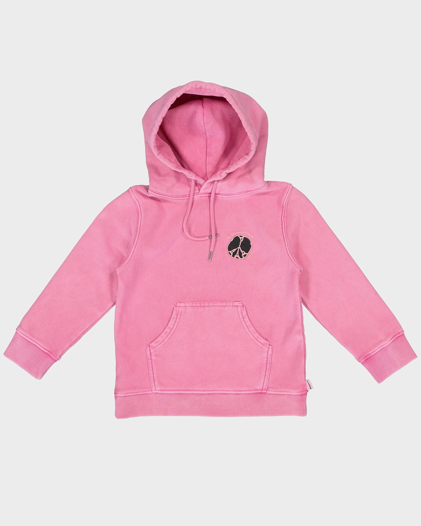 Shampoo Hook and loop fasteners Lil Homme Kids' Peace Classic Hoodie Washed Pink