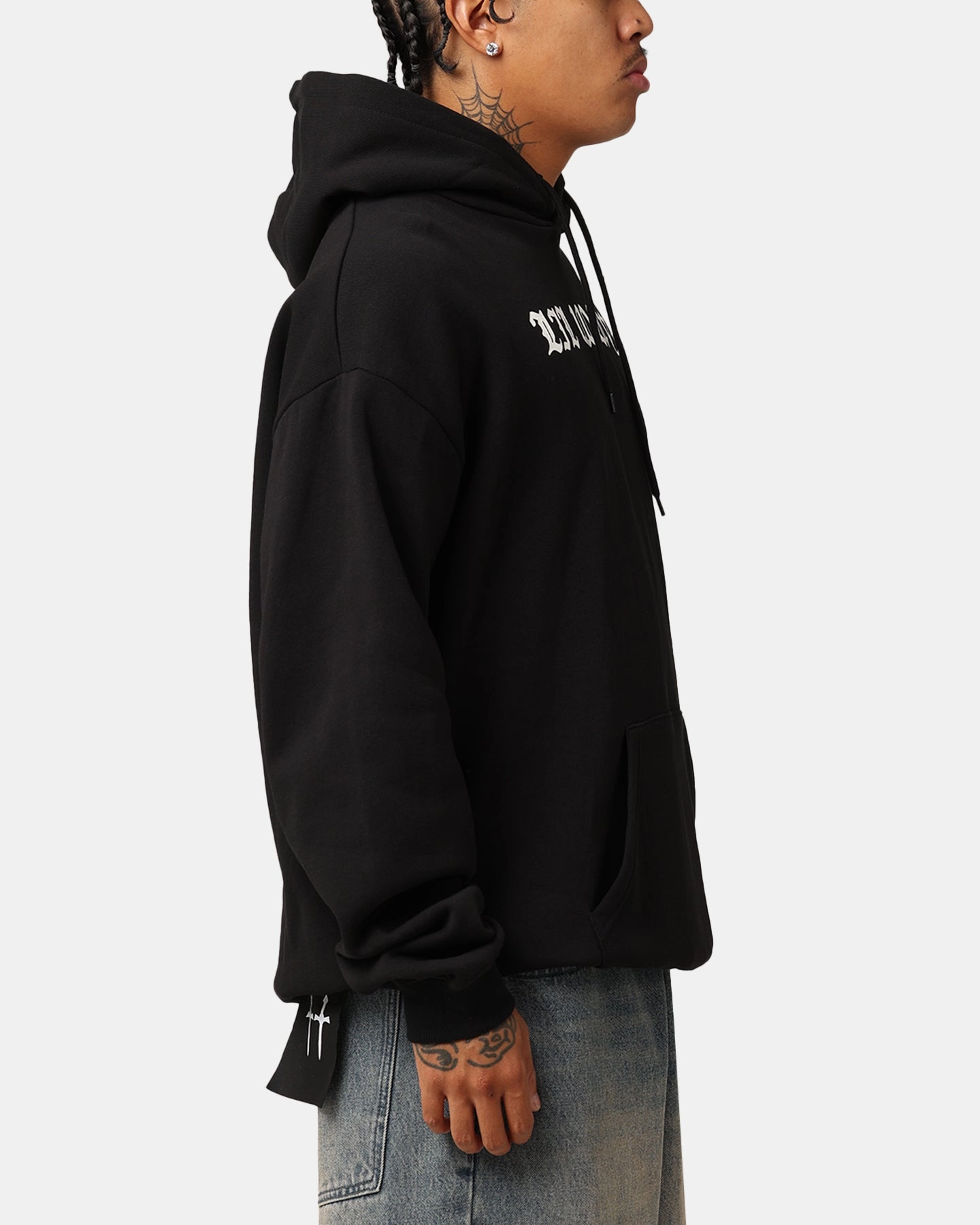 Lil Wayne Red Frame Hoodie Black everyday staple