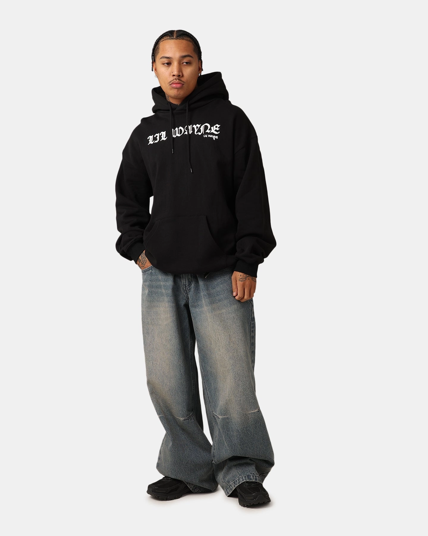 Propose Lil Wayne Red Frame Hoodie Black