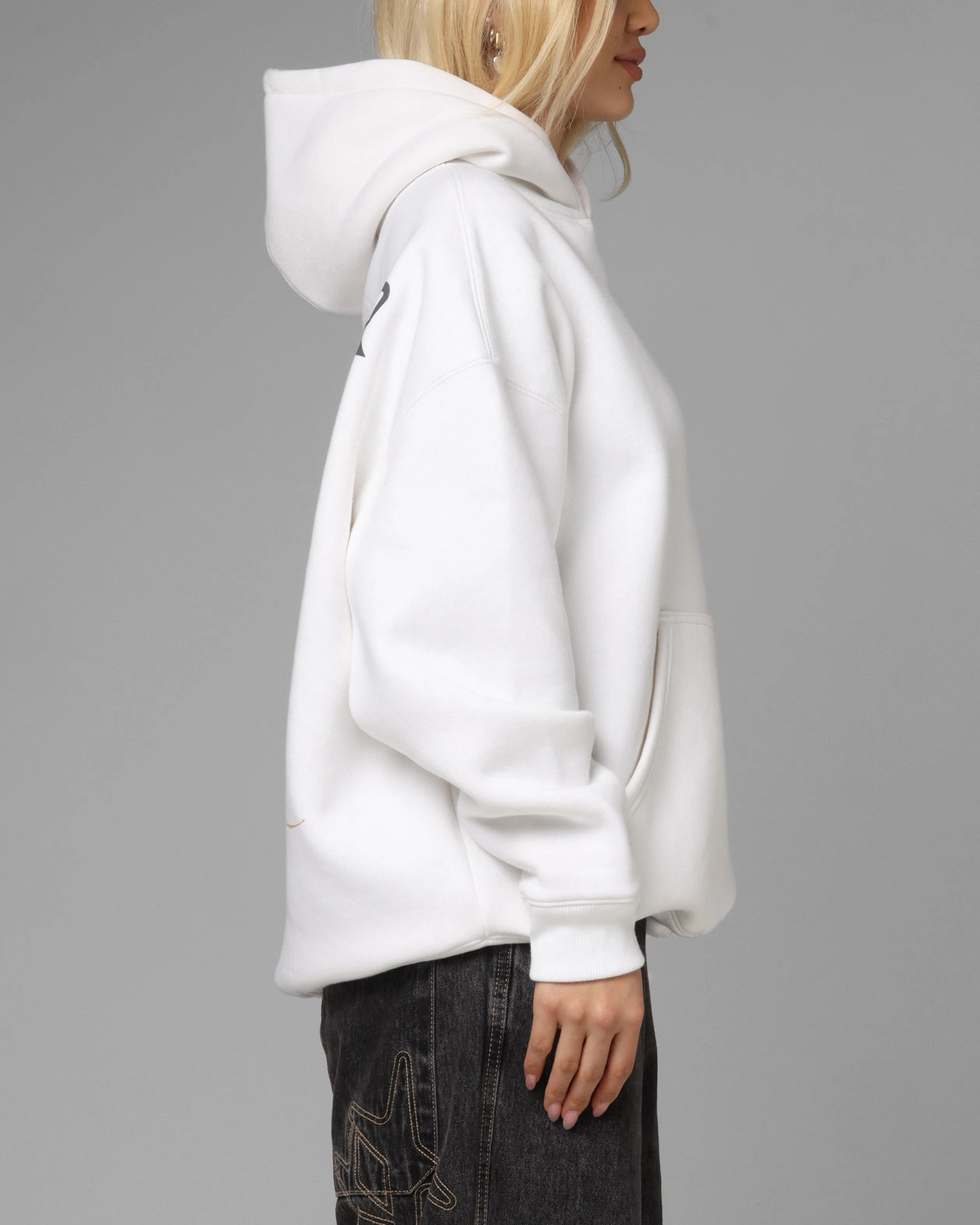 Loiter Summer Motocross Hoodie White Durable Quality Fashion Edge