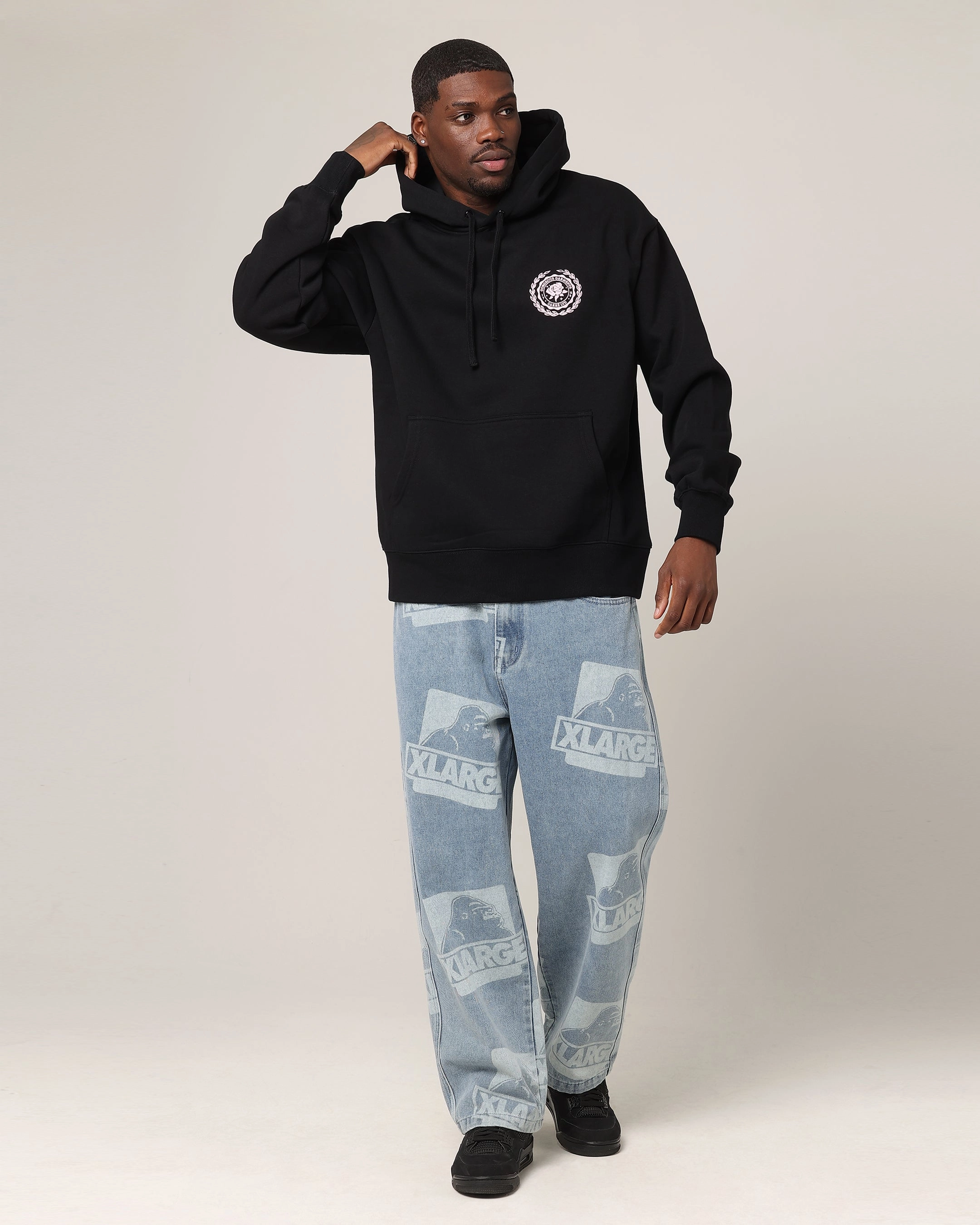 Flexible Motion Carre Gorgeous Hoodie Black