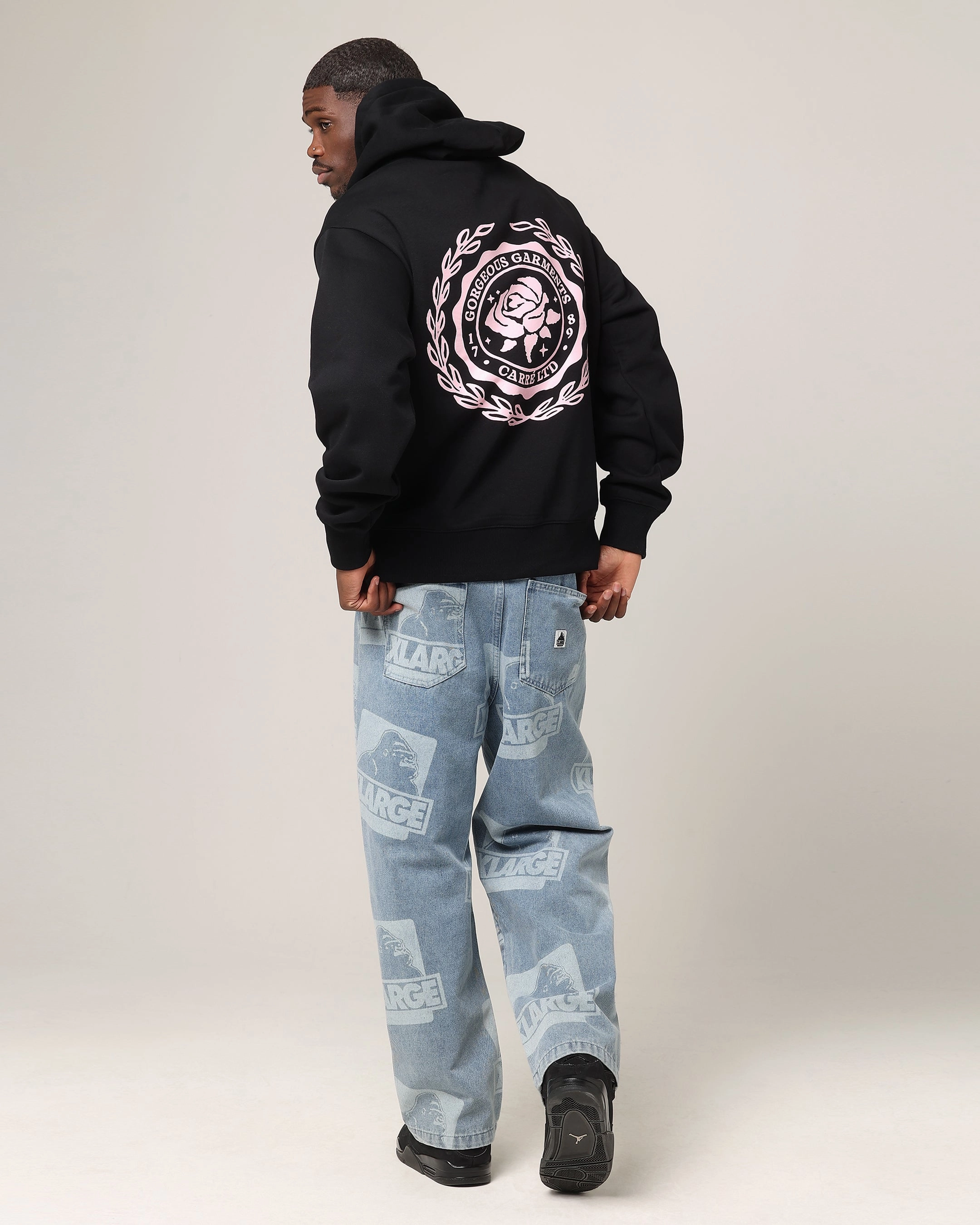 Carre Gorgeous Hoodie Black motorcycle