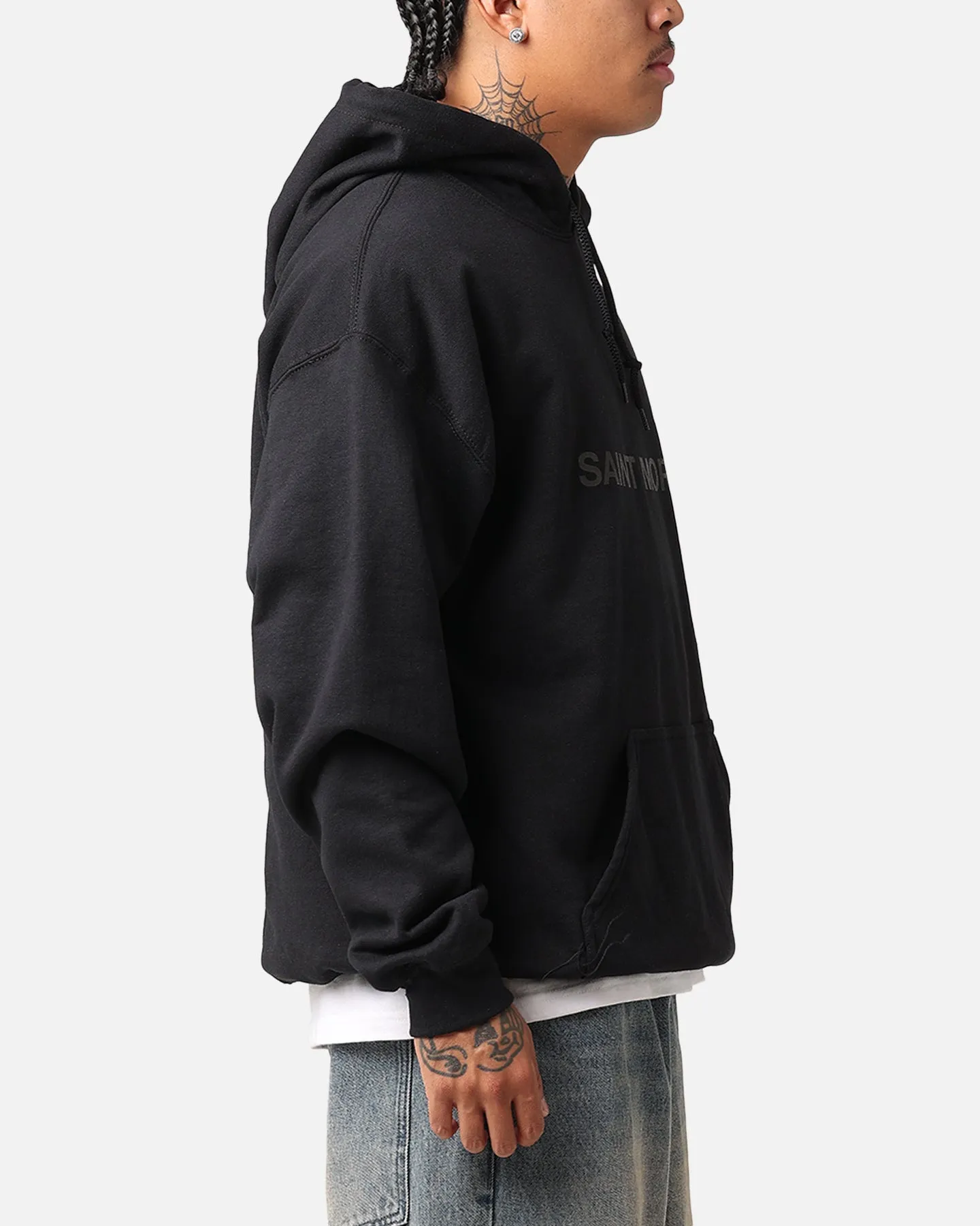Anti Slip Collar Saint Morta Official Hoodie Black/Black