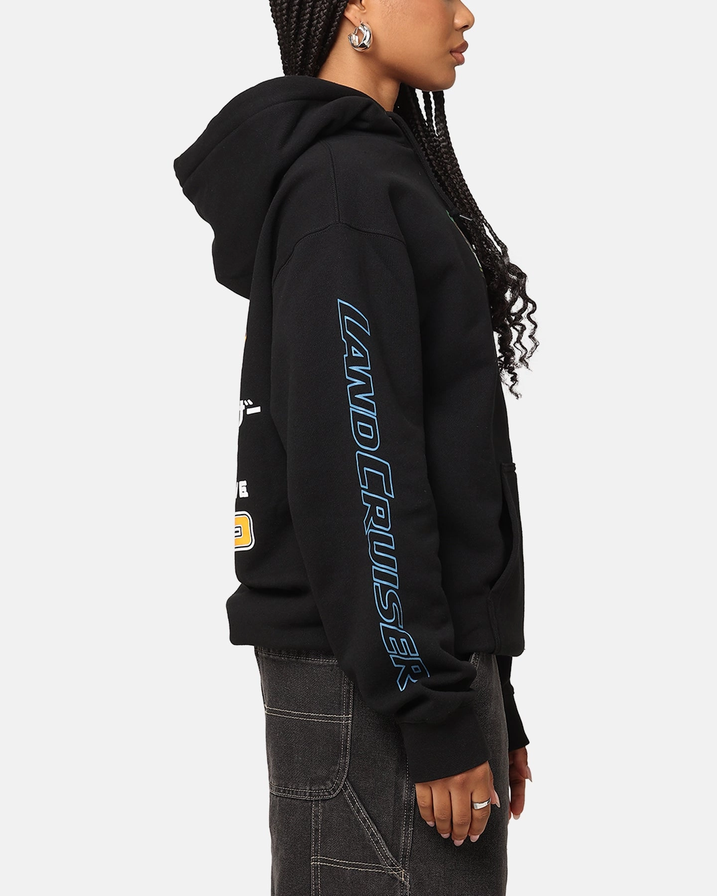 Cool Fit Huf X Toyota Sahara Rally Pullover Hoodie Black