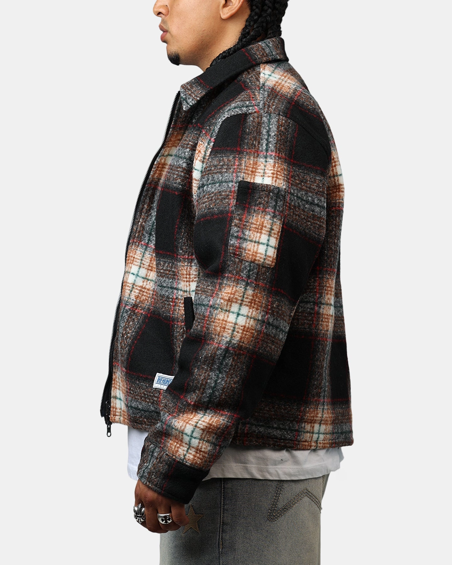 vintage Windproof Jacket The Hundreds Everett Reversible Work Jacket Black