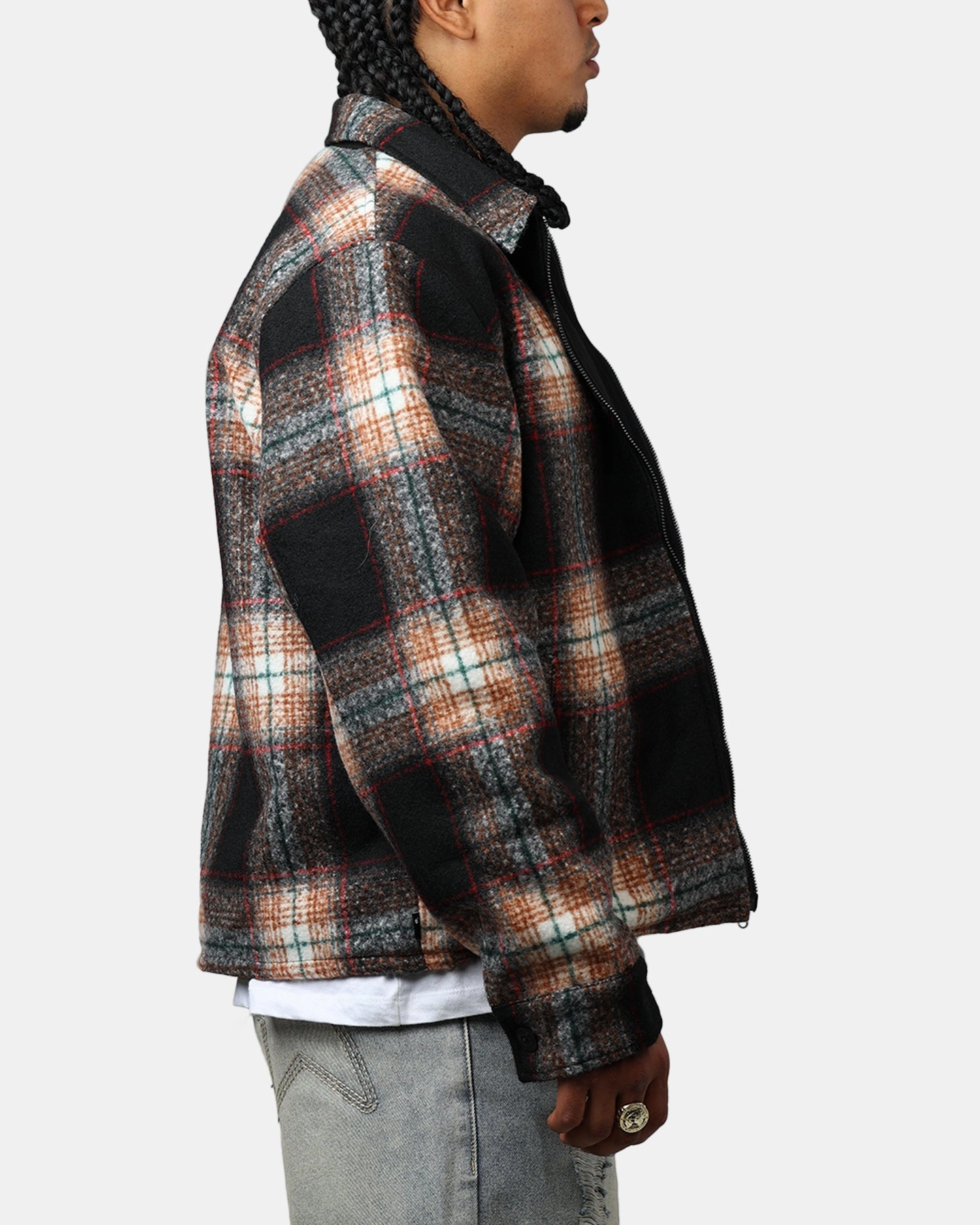 The Hundreds Everett Reversible Work Jacket Black Outdoor Protection