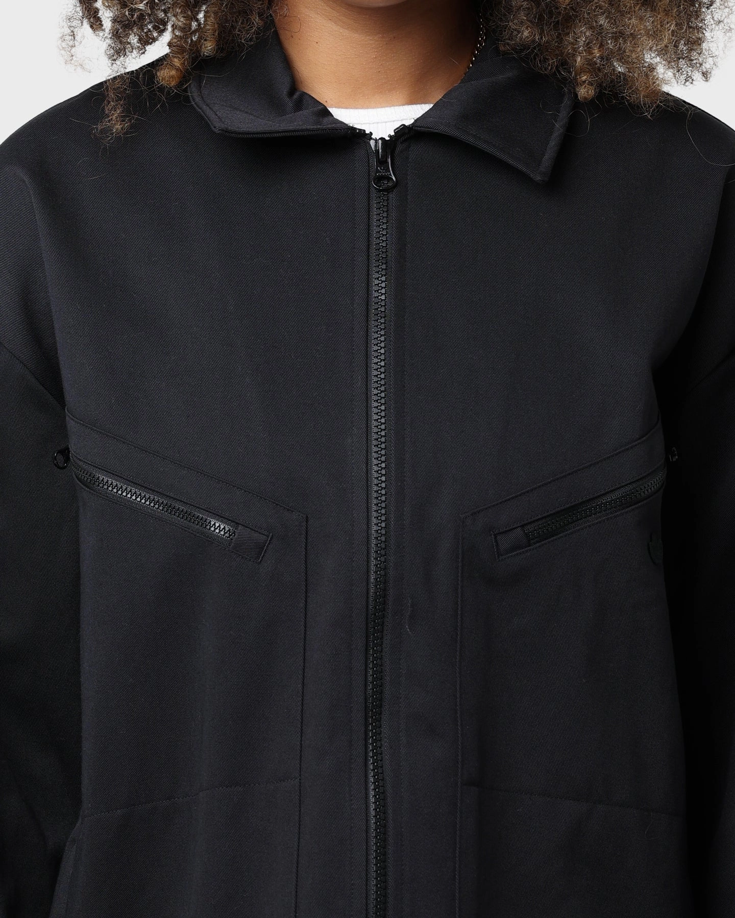 Trophy Endorse Adidas Trefoil Twill Blouson Jacket Black