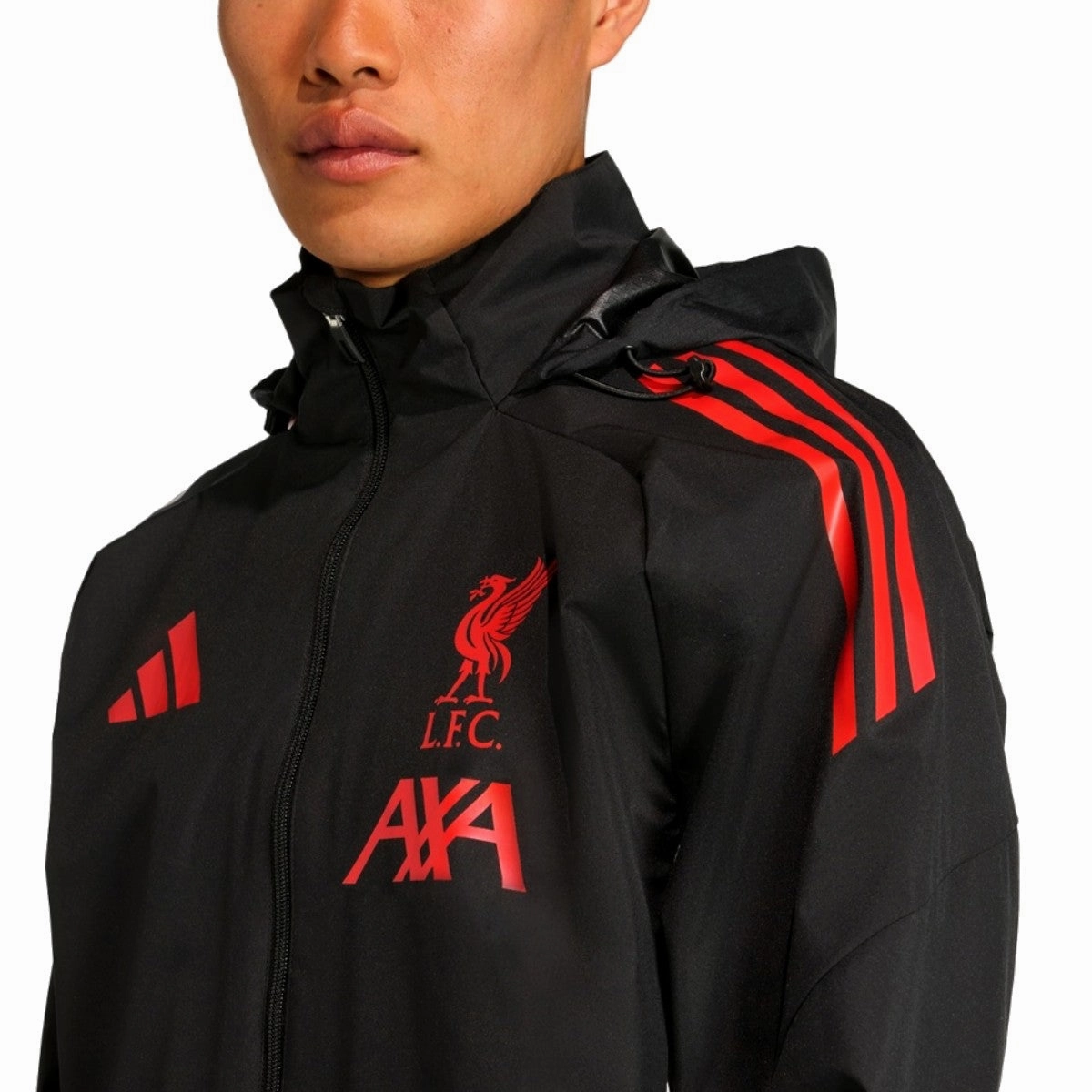 Occasion Liverpool FC black training rain jacket 2025/26 - Adidas