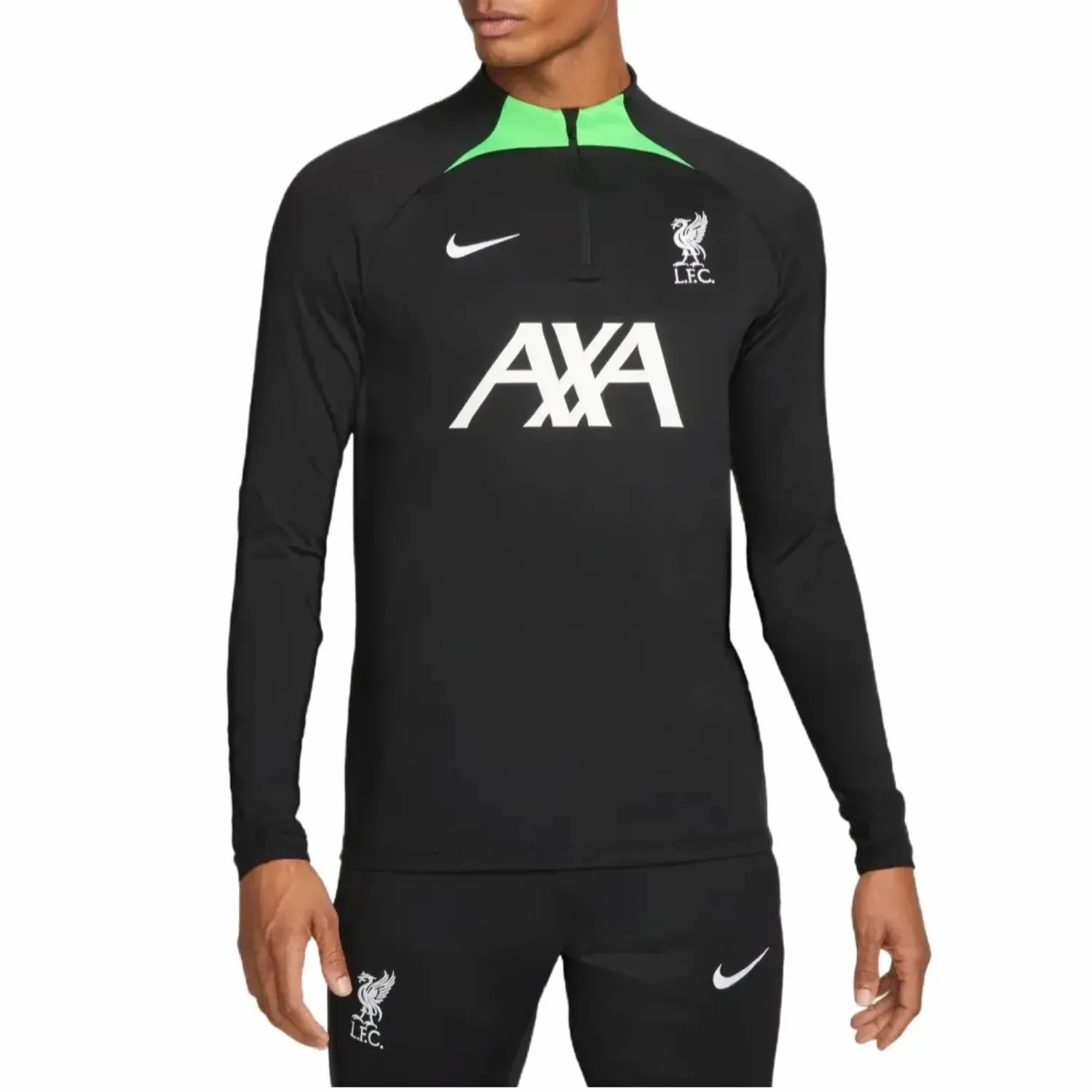 Liverpool FC black training technical tracksuit 2023/24 - Nike Elasticity