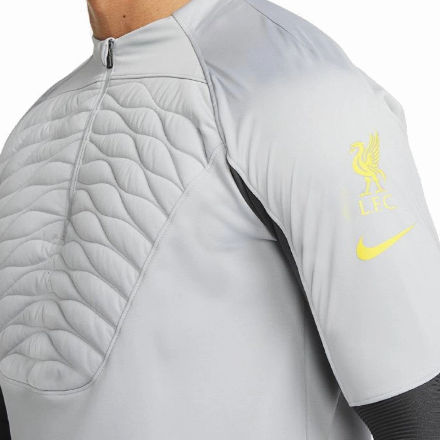 thrift store Water-resistant Liverpool FC grey training Thermal soccer tracksuit 2022 - Nike