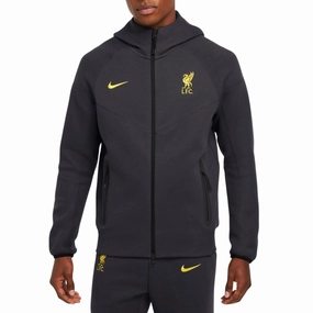 Liverpool Tech Fleece presentation tracksuit 2024/25 dark grey - Nike ink Strategic Airflow Channels